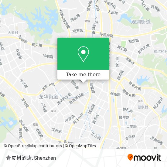 青皮树酒店 map