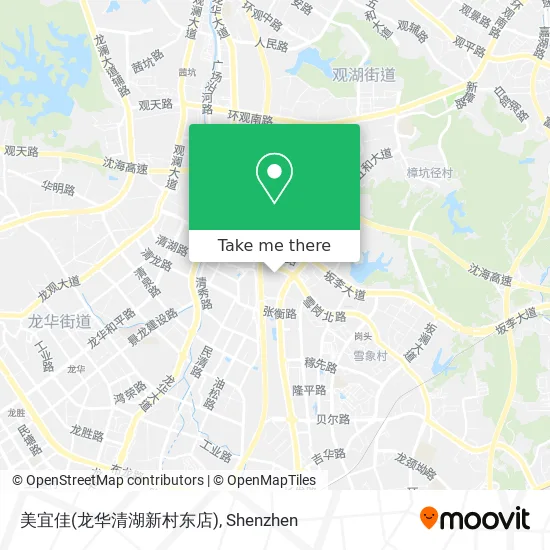 美宜佳(龙华清湖新村东店) map
