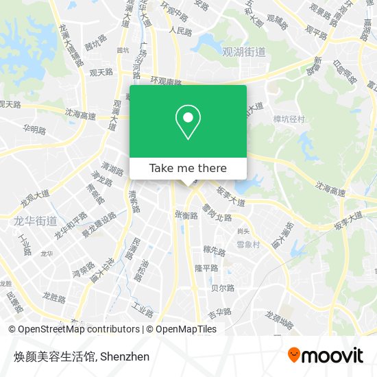 焕颜美容生活馆 map