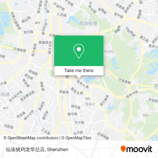 仙庙烧鸡龙华总店 map