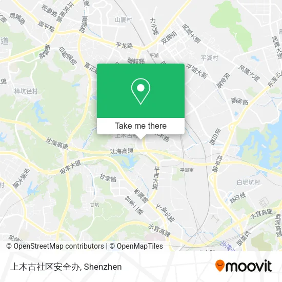 上木古社区安全办 map