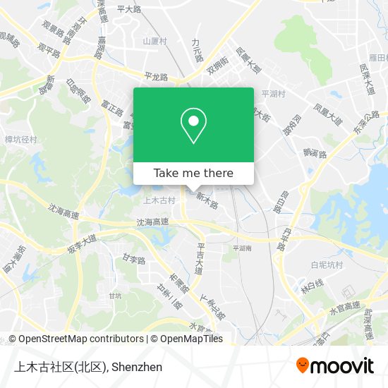 上木古社区(北区) map