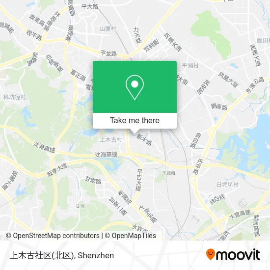 上木古社区(北区) map