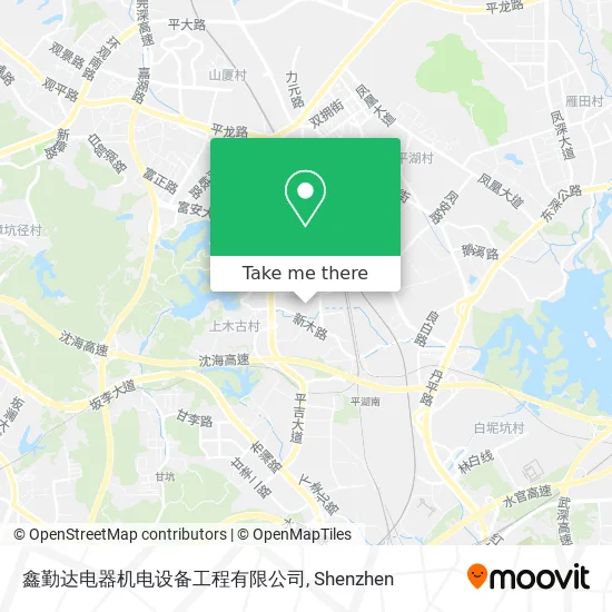 鑫勤达电器机电设备工程有限公司 map