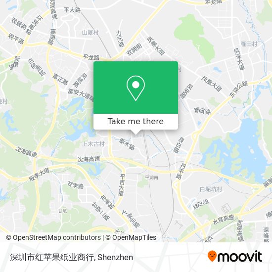 深圳市红苹果纸业商行 map