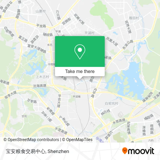 宝安粮食交易中心 map