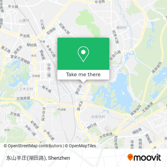 东山羊庄(湖田路) map