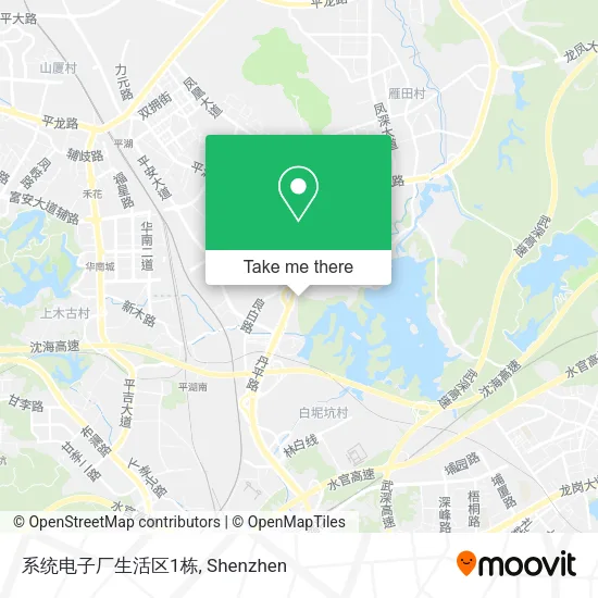 系统电子厂生活区1栋 map