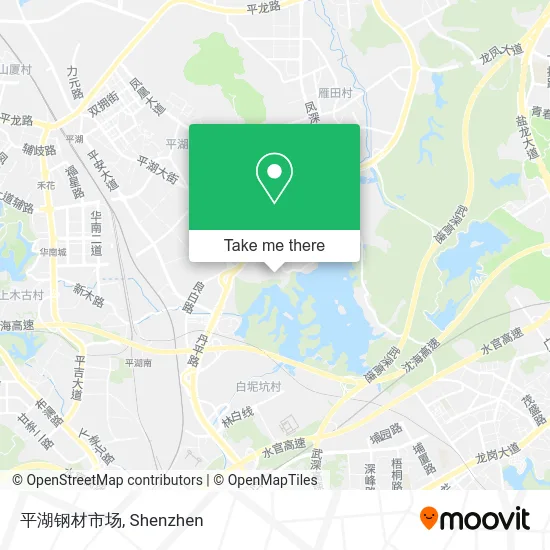 平湖钢材市场 map