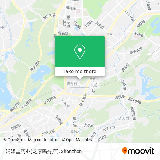 润泽堂药业(龙康民分店) map