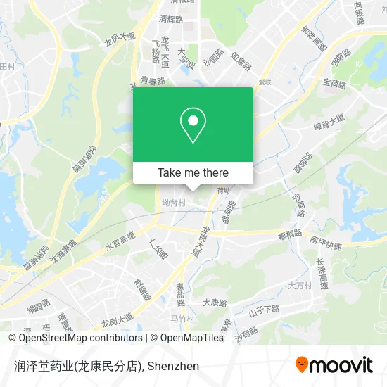 润泽堂药业(龙康民分店) map