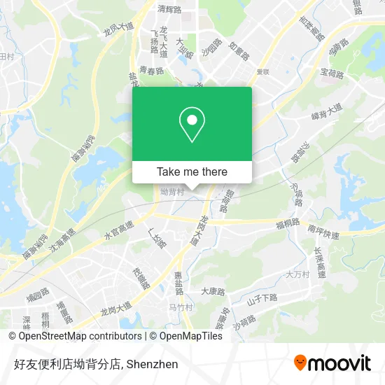 好友便利店坳背分店 map