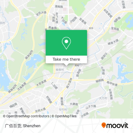 广佰百货 map
