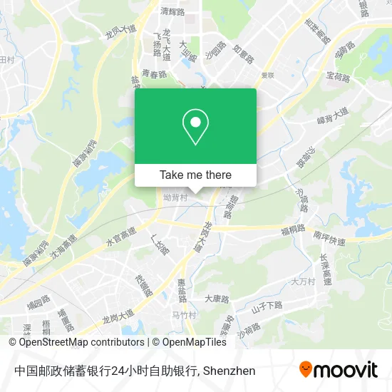 中国邮政储蓄银行24小时自助银行 map