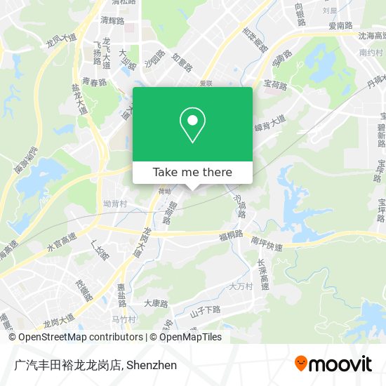 广汽丰田裕龙龙岗店 map