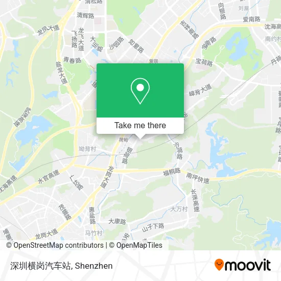 深圳横岗汽车站 map