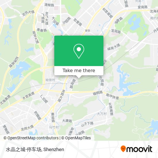 水晶之城-停车场 map
