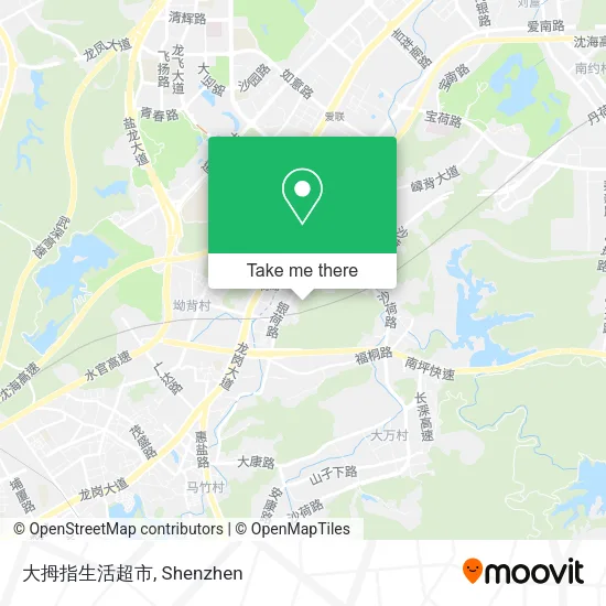 大拇指生活超市 map