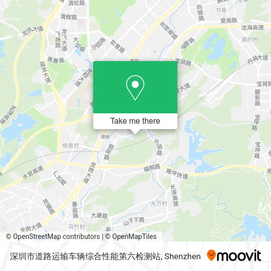 深圳市道路运输车辆综合性能第六检测站 map