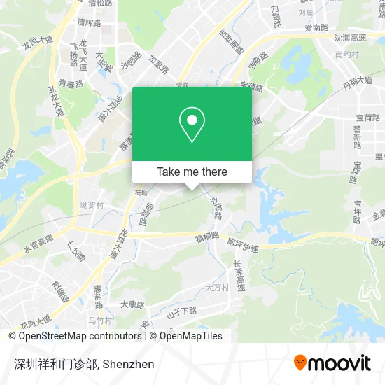 深圳祥和门诊部 map