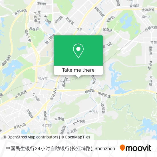 中国民生银行24小时自助银行(长江埔路) map