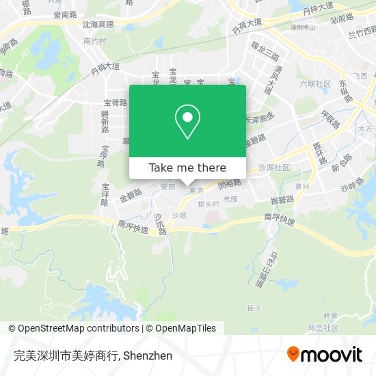 完美深圳市美婷商行 map