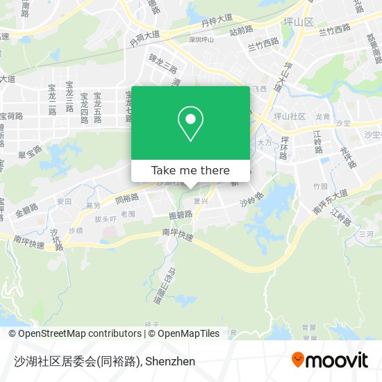 沙湖社区居委会(同裕路) map