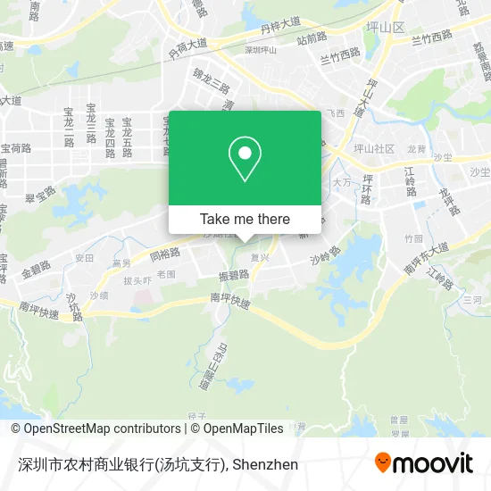 深圳市农村商业银行(汤坑支行) map