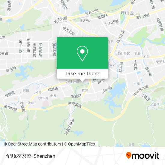 华顺农家菜 map