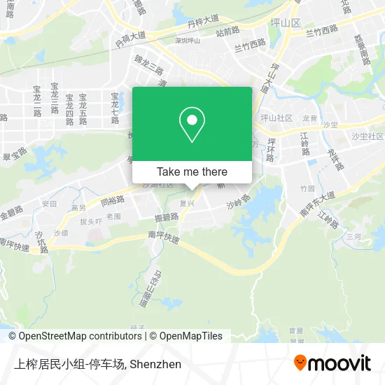 上榨居民小组-停车场 map