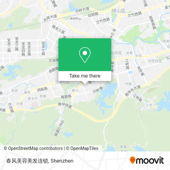 春风美容美发连锁 map