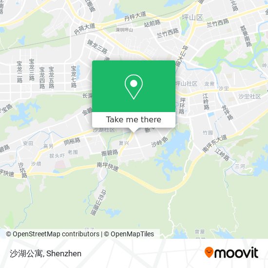 沙湖公寓 map