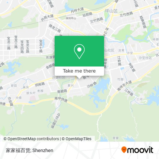 家家福百货 map