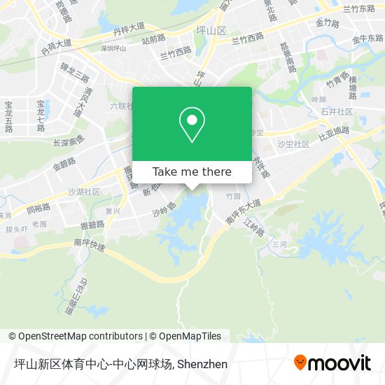 坪山新区体育中心-中心网球场 map