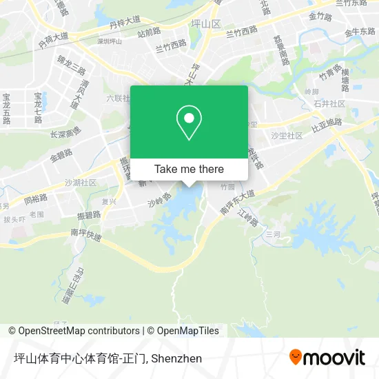 坪山体育中心体育馆-正门 map