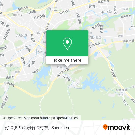 好得快大药房(竹园村东) map