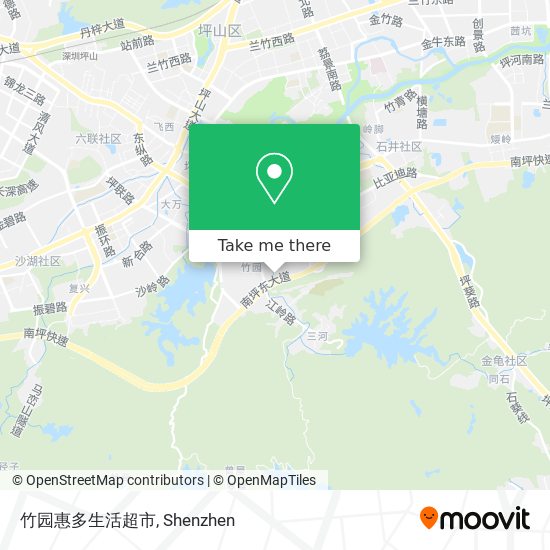 竹园惠多生活超市 map