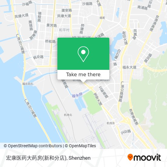 宏康医药大药房(新和分店) map