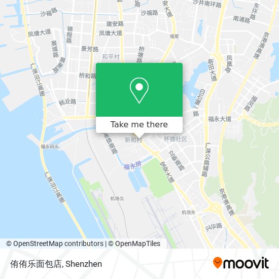 侑侑乐面包店 map