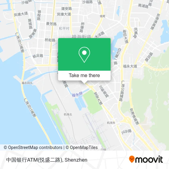 中国银行ATM(悦盛二路) map