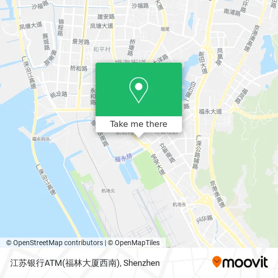 江苏银行ATM(福林大厦西南) map