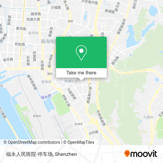 福永人民医院-停车场 map