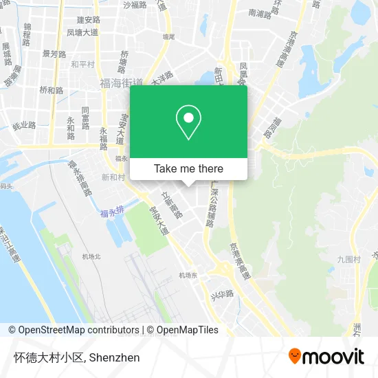 怀德大村小区 map