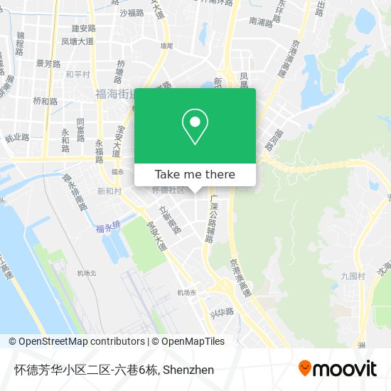怀德芳华小区二区-六巷6栋 map
