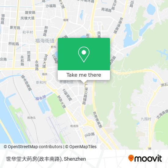 世华堂大药房(政丰南路) map