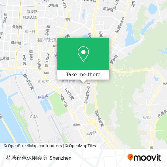 荷塘夜色休闲会所 map