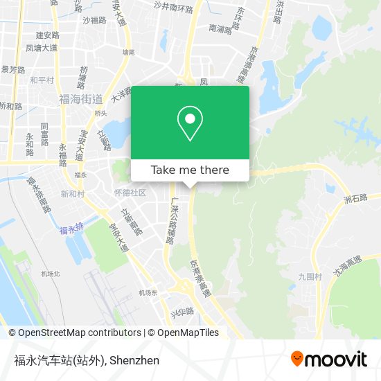 福永汽车站(站外) map