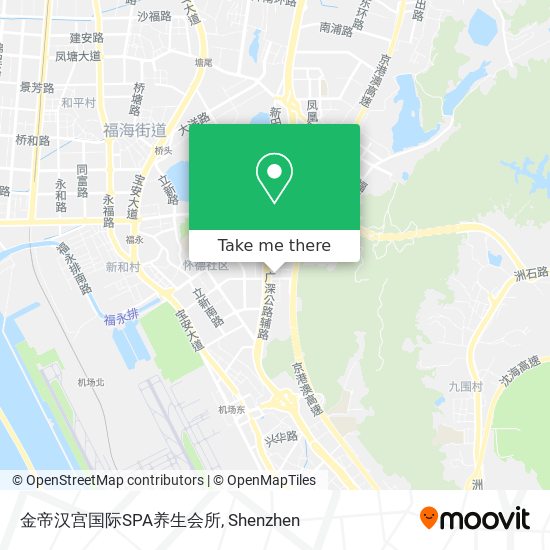 金帝汉宫国际SPA养生会所 map