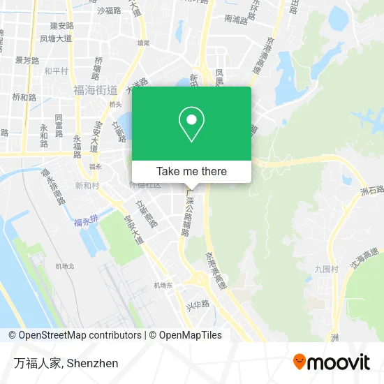 万福人家 map