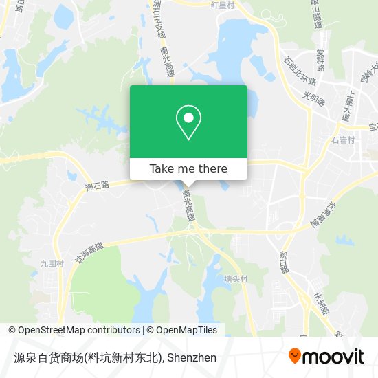 源泉百货商场(料坑新村东北) map